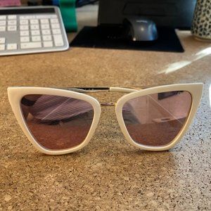 Quay Australia x JLO Women's Sunglasses - Reina Rose Gold and White
